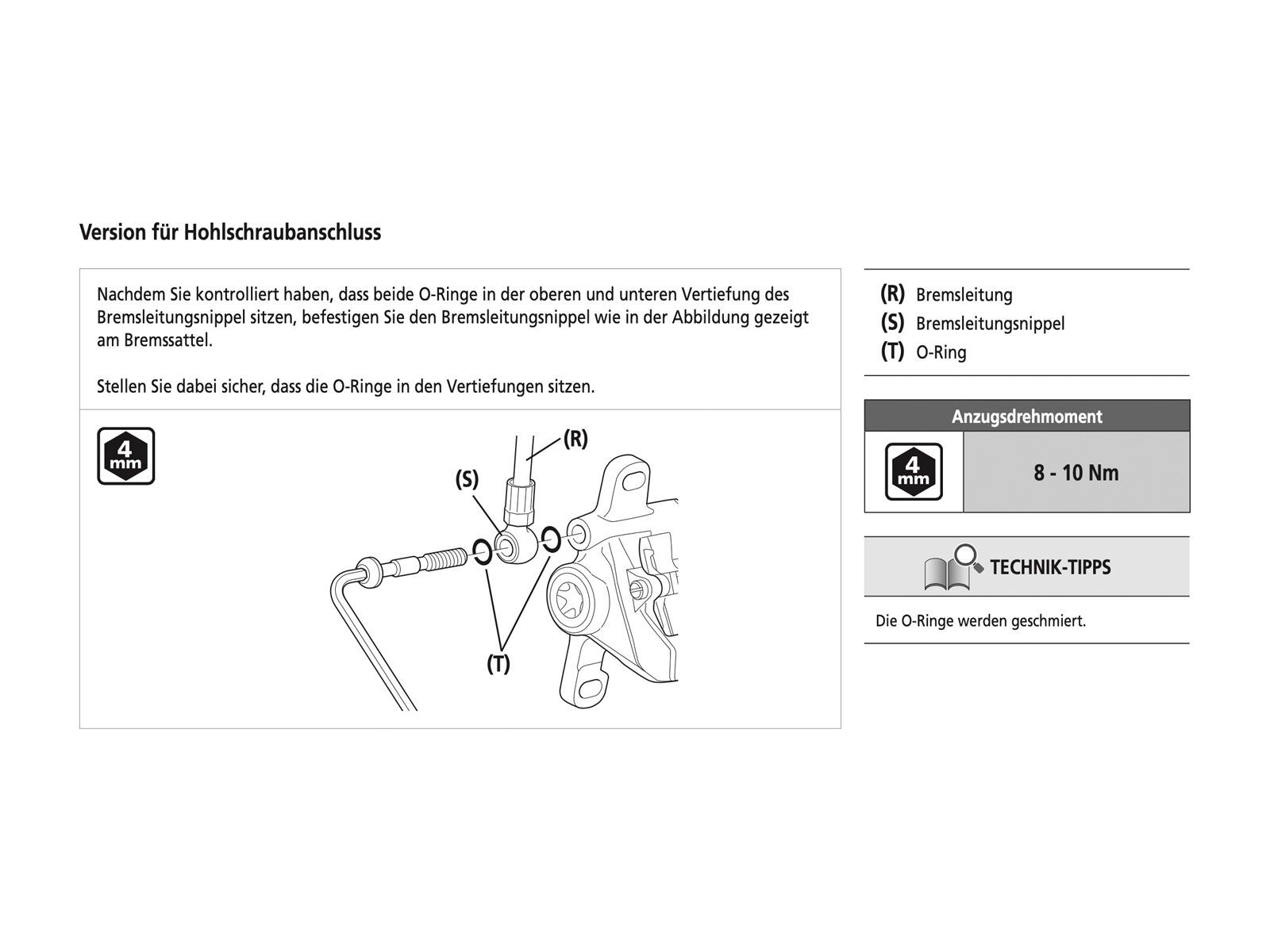 Shimano SM-BH90 inkl. Dichtring / HR - Bild 2