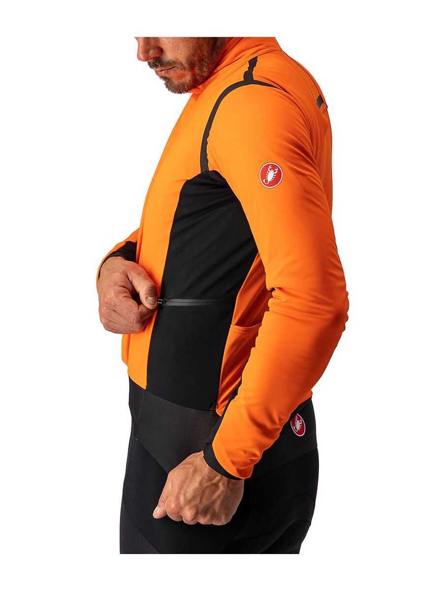 Castelli Alpha RoS 2 Jacket, brilliant orange/black-pro red - Bild 7