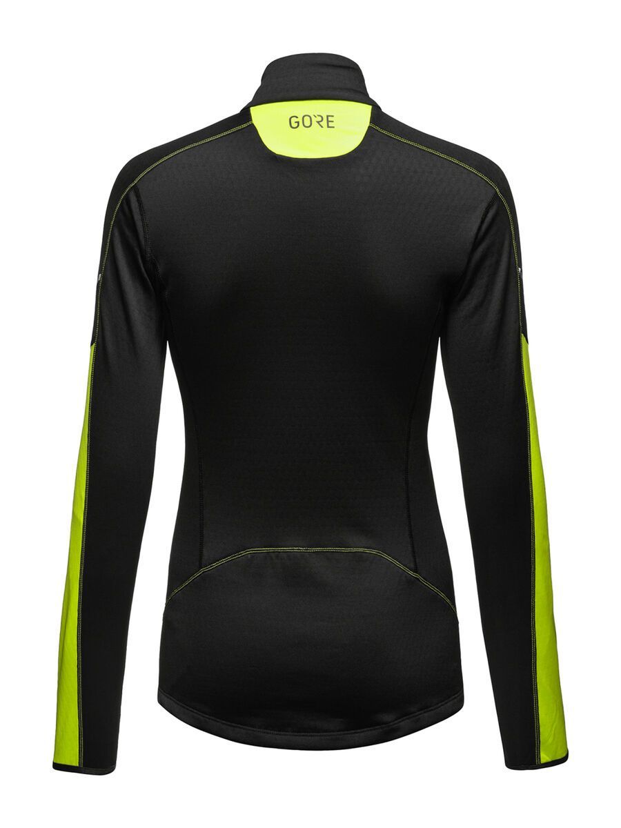 GOREWEAR M Women Thermo Zip Shirt Langarm, black/neon yellow - Bild 2