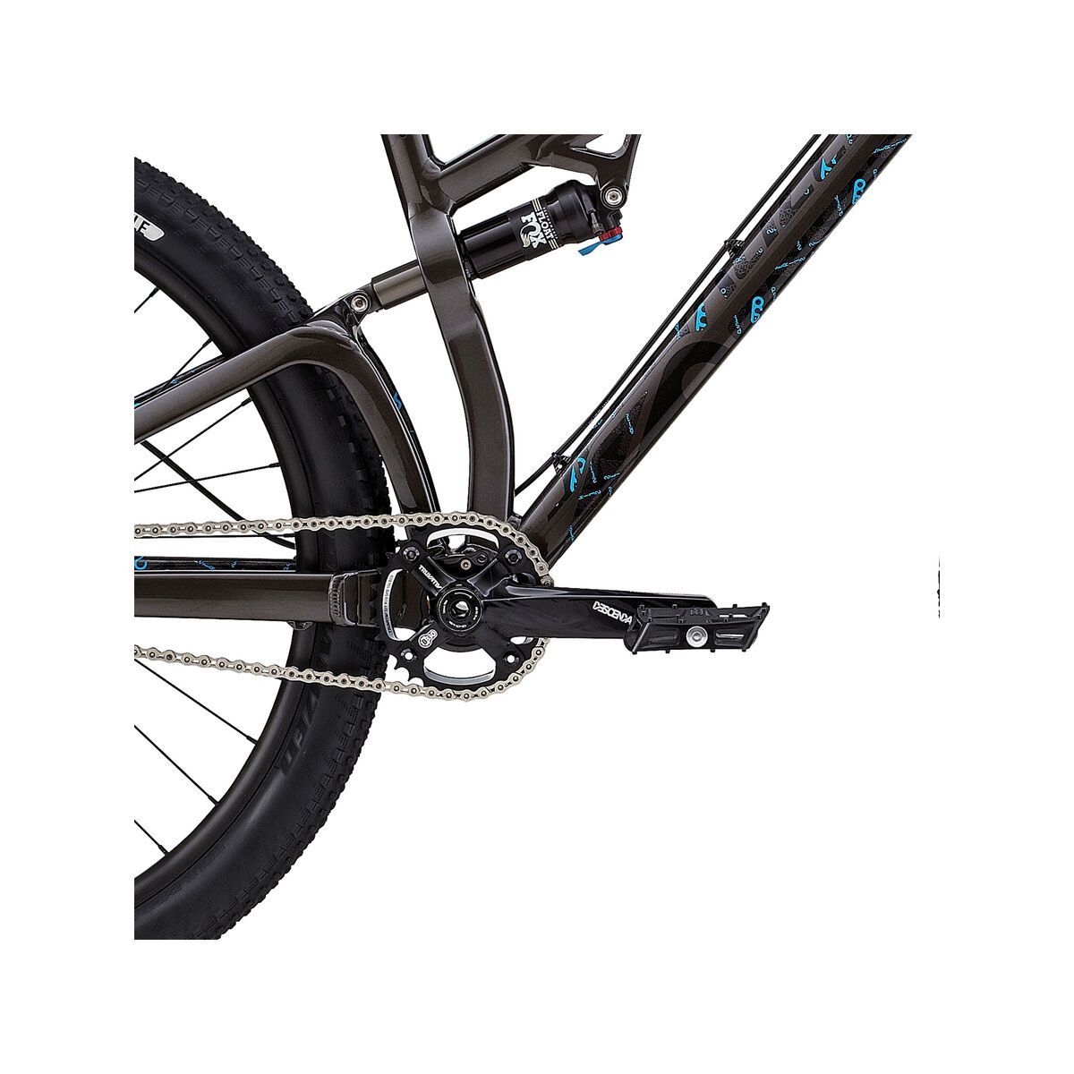 Specialized P.Slope, gloss warm charcoal/black/cyan - Bild 3