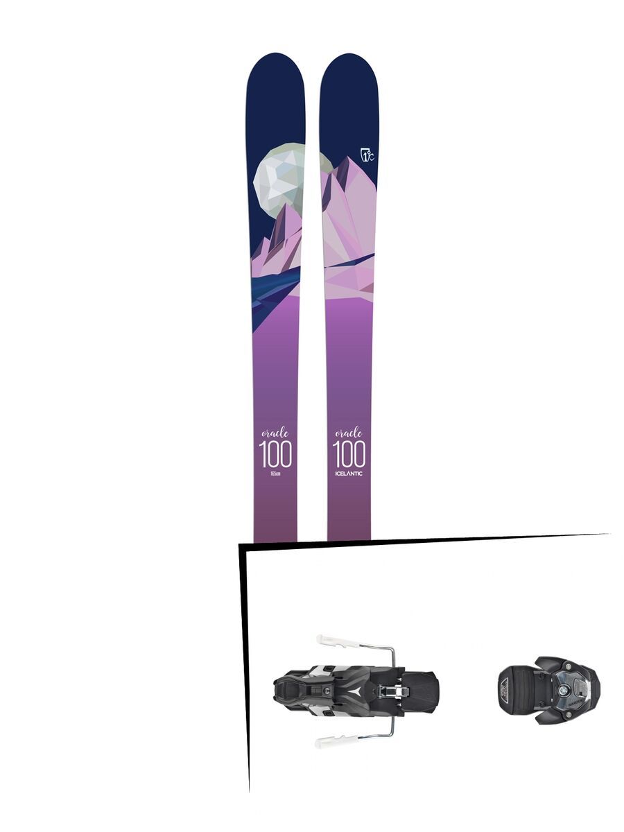 Set: Icelantic Oracle 100 2018 + Atomic Warden MNC 13 black/black - Bild 1