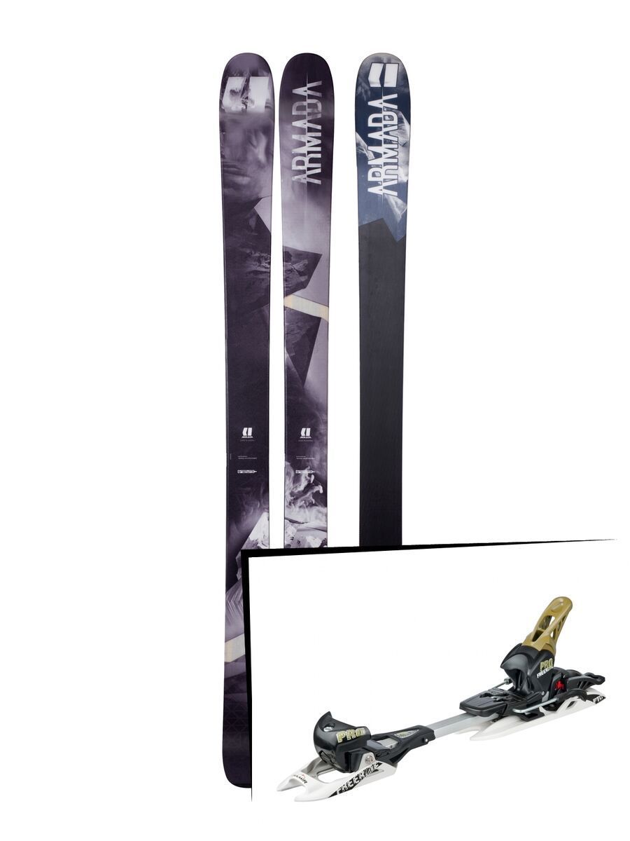 Set: Armada Invictus 108 Ti 2018 + Fritschi Diamir Freeride Pro schwarz-olive - Bild 1