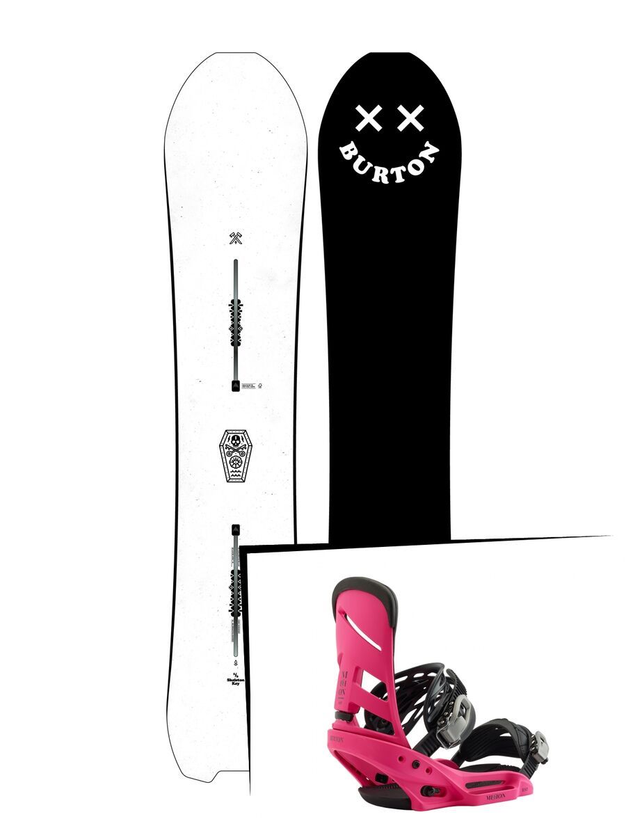 Set: Burton Skeleton Key 2019 + Burton Mission EST pink - Bild 1