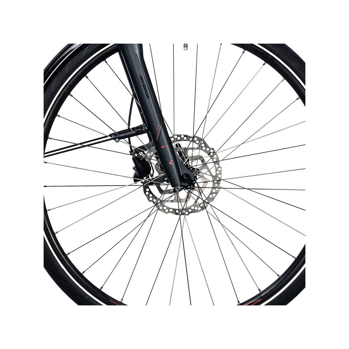Cube Touring Hybrid Pro 500, grey´n´flashred - Bild 2
