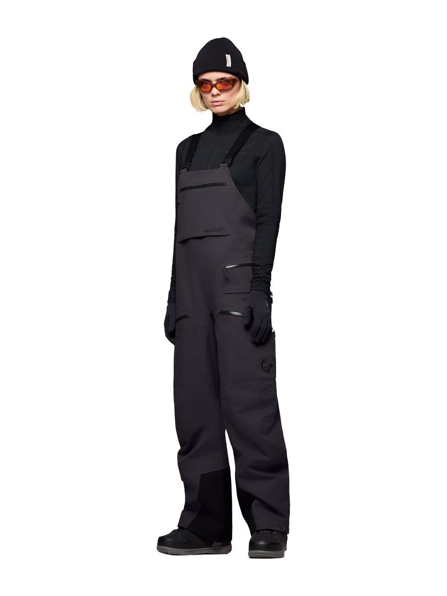 Norrona tamok dri3 Bibs W's, caviar black - Bild 5