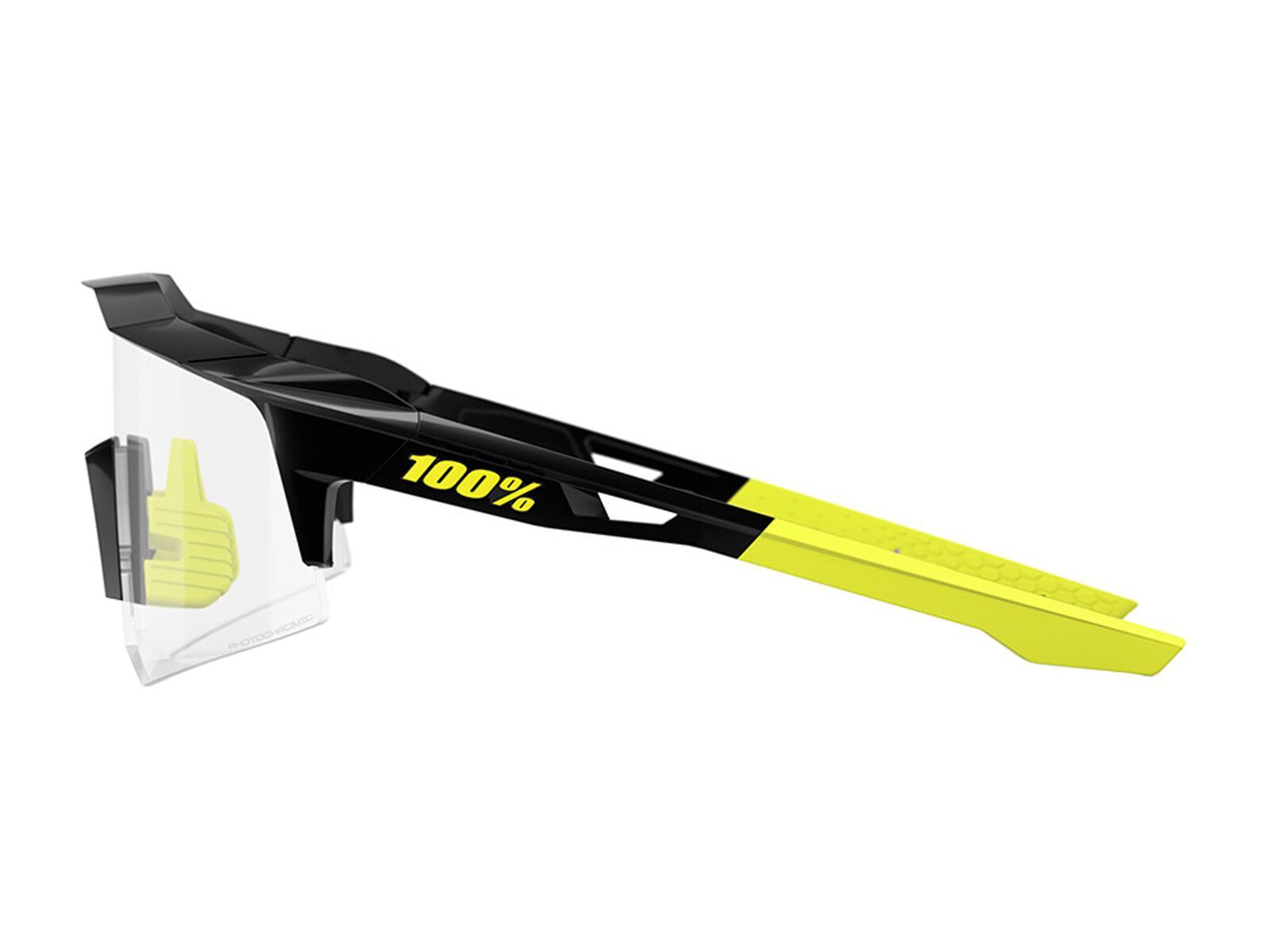 100% Speedcraft XS, Photochromic / gloss black - Bild 2