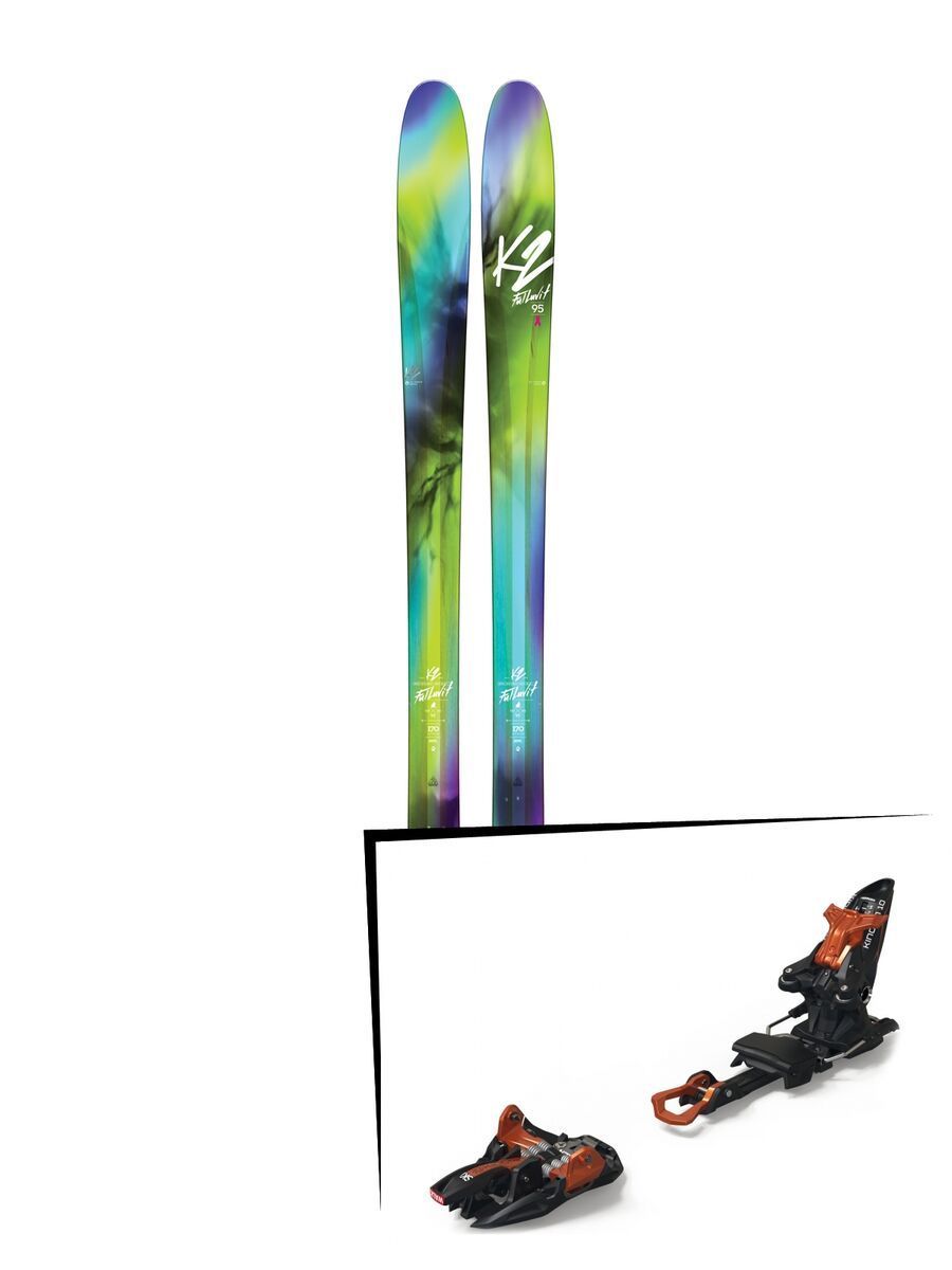 Set: K2 SKI FulLUVit 95 2017 + Marker Kingpin 10 (2319333) - Bild 1