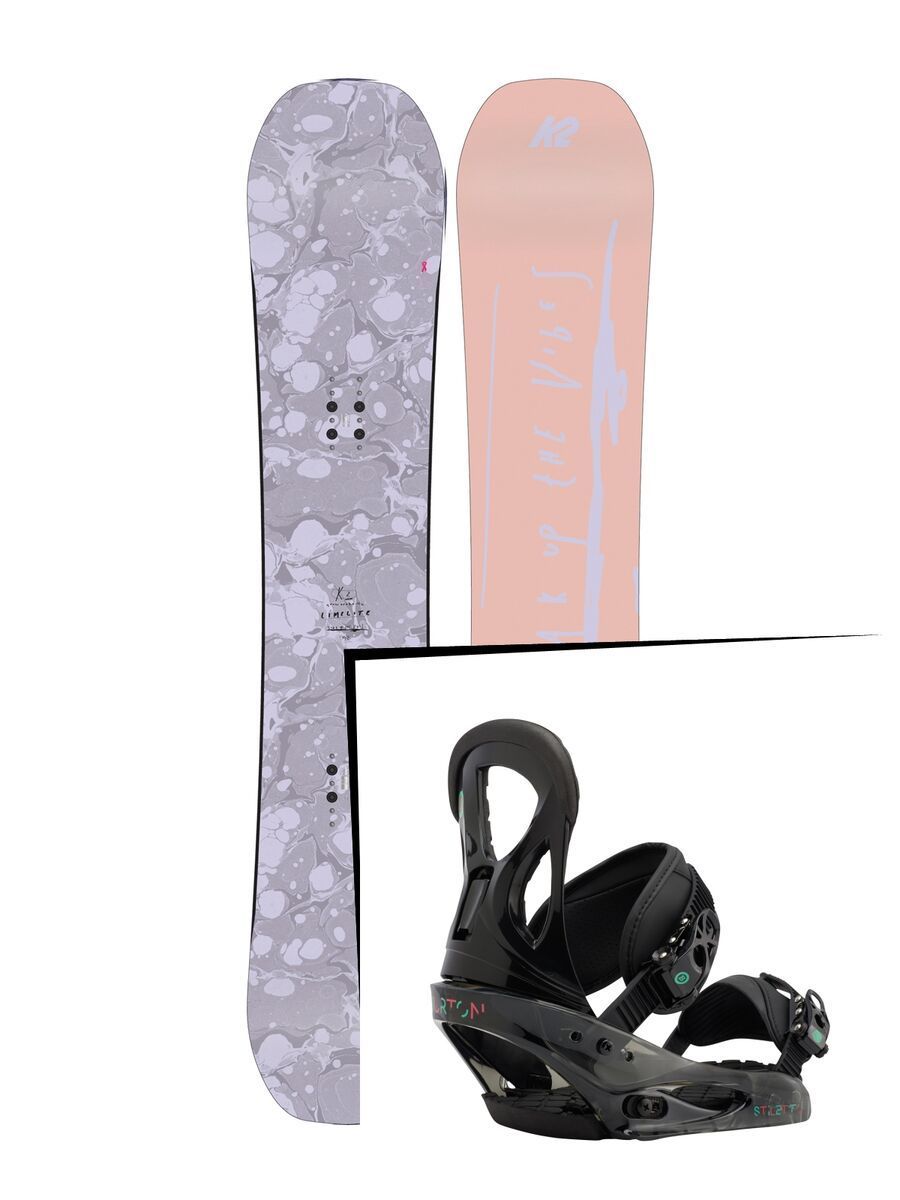 Set: K2 Lime Lite 2016 + Burton Stiletto (1712930S) - Bild 1