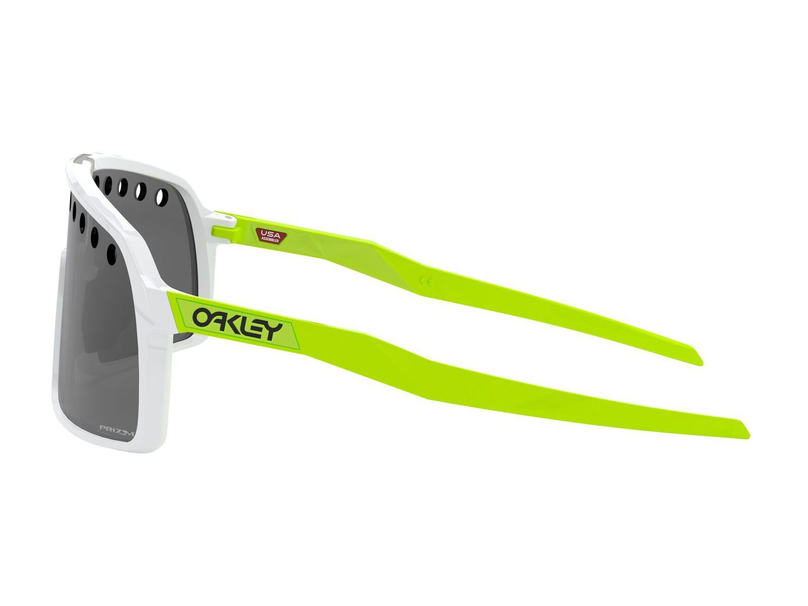 Oakley Sutro Prizm, polished white/Lens: prizm black vented - Bild 2