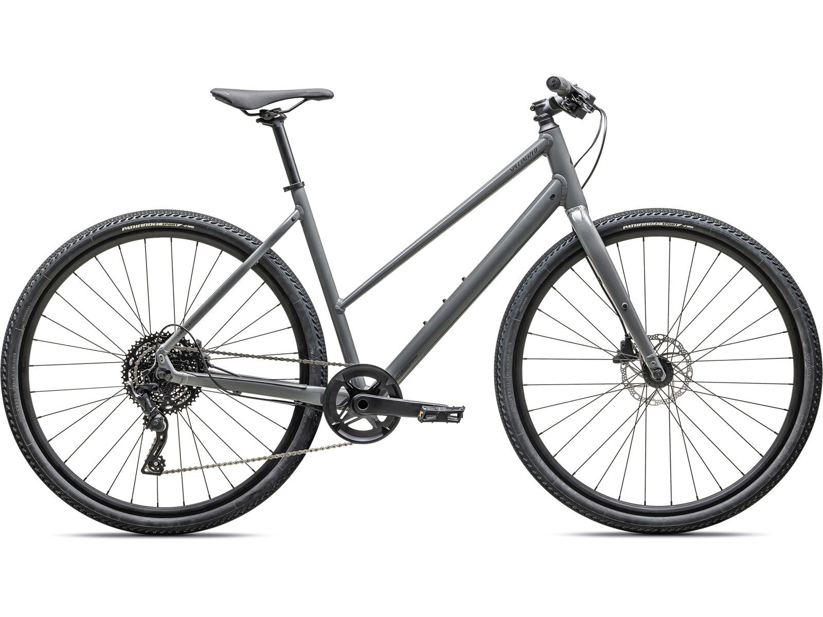 Specialized Sirrus X 3.0 Step-Through, gloss ashen grey/black liquid metal reflective - Bild 1