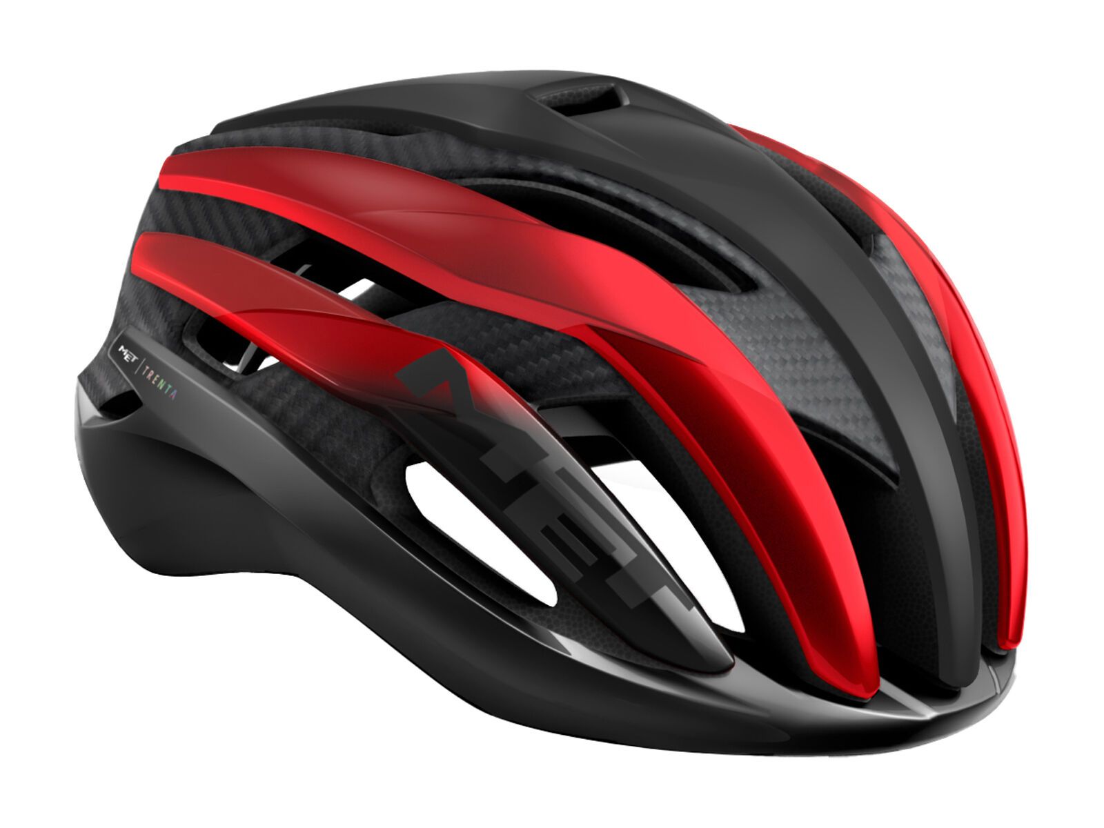 MET Trenta 3K Carbon MIPS, black red metallic/matt glossy - Bild 1