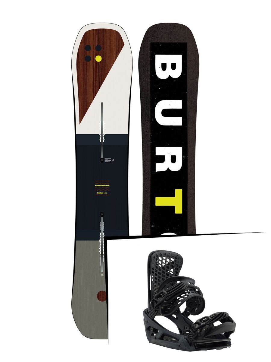Set: Burton Custom Flying V 2019 +  Genesis X EST (1930987S) - Bild 1