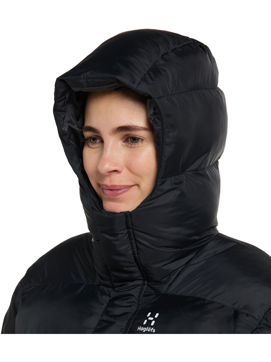 Haglöfs Puffy Mimic Hood Women, true black - Bild 6