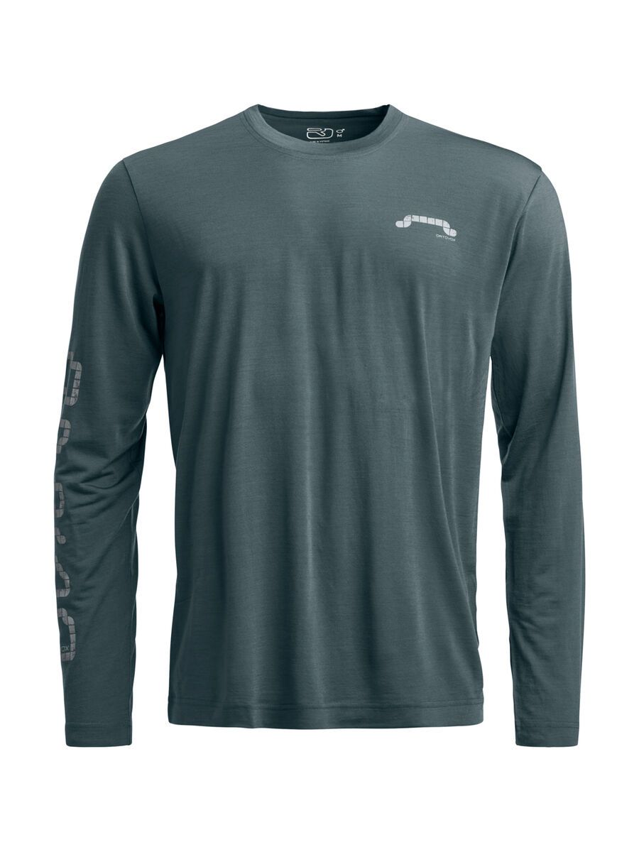 Ortovox 150 Merino Cool Pillow LS M, dark arctic grey - Bild 1