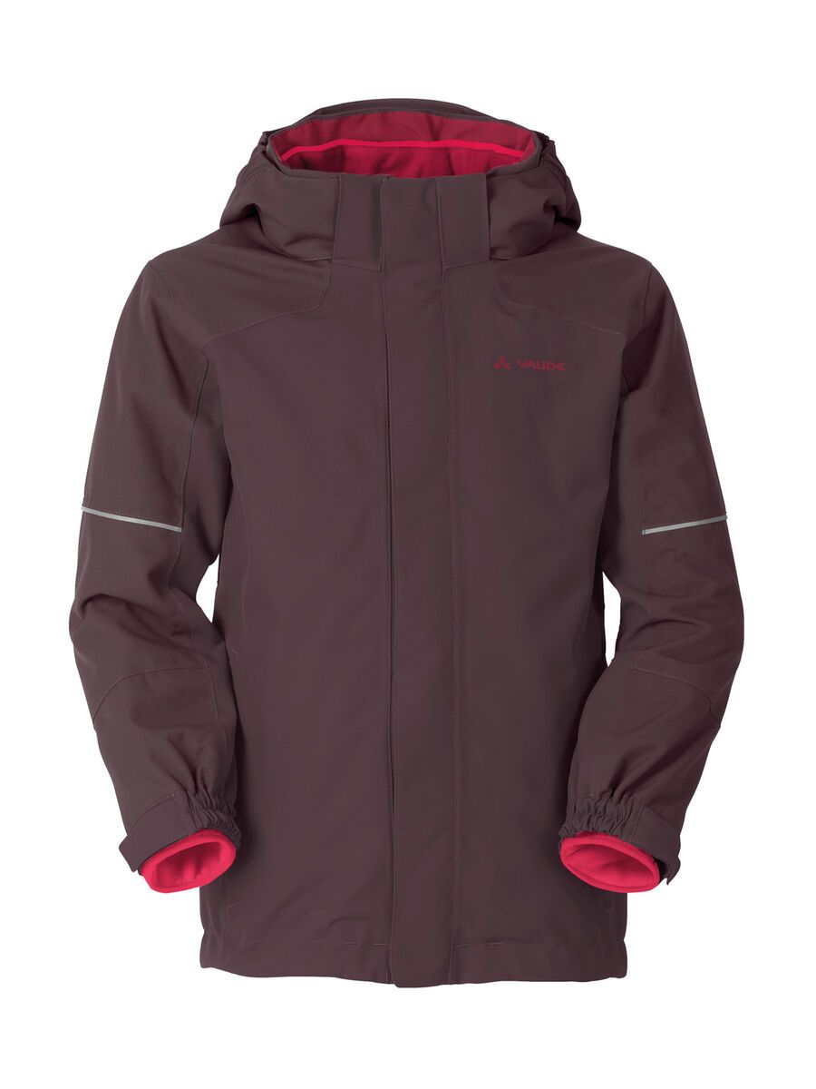 Vaude Kids Zaltana 3in1 Jacket, raisin - Bild 1