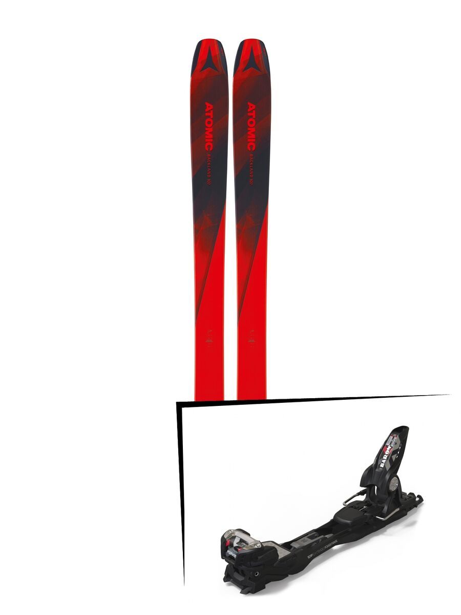 Set: Atomic Backland 107 2019 + Marker Baron EPF 13 black - Bild 1