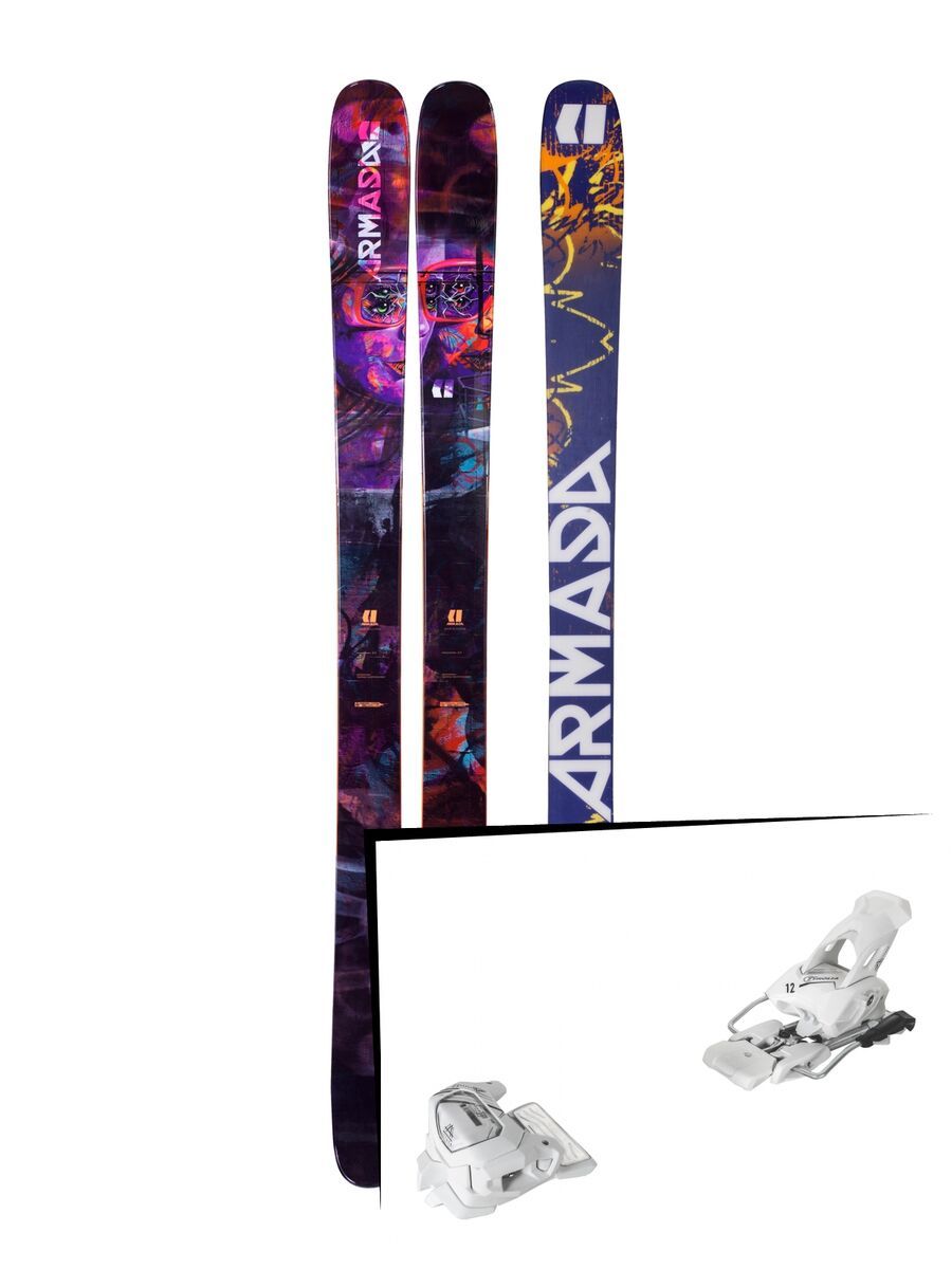 Set: Armada Arv 106 2018 + Tyrolia Attack² 12 GW matt white - Bild 1