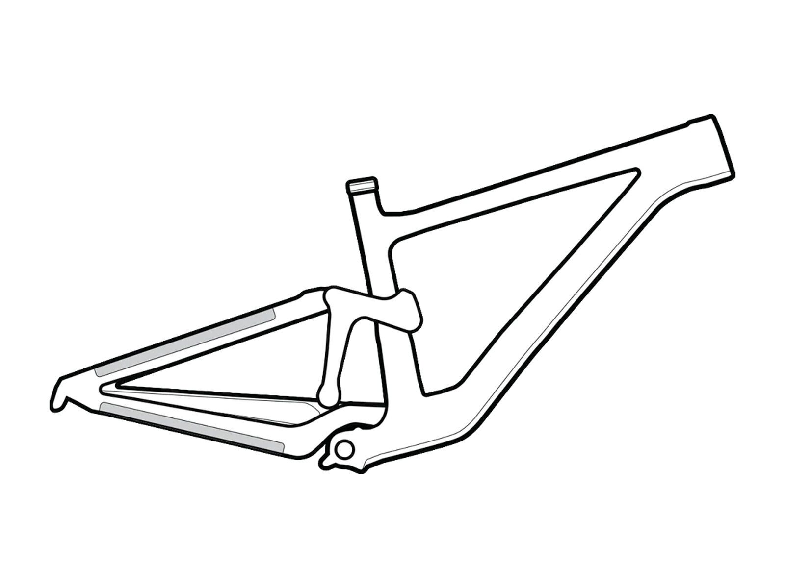 Lizard Skins Frame Wrap Schutzfolie - Small, black - Bild 2