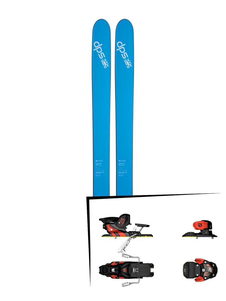 DPS Skis Set: Lotus 120 Spoon Pure3 2016 + Salomon Warden MNC 13 - Bild 1
