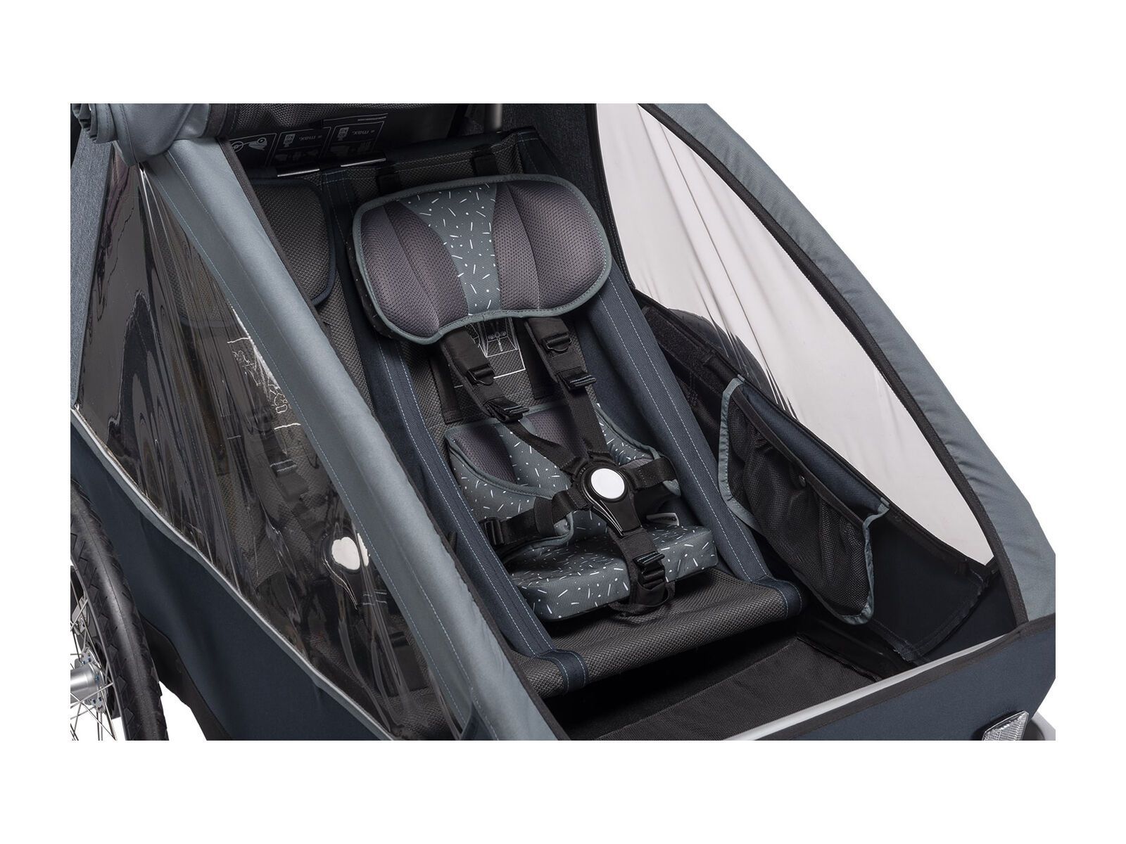 Croozer Sitzstütze (ab 2014), graphite blue/white - Bild 3