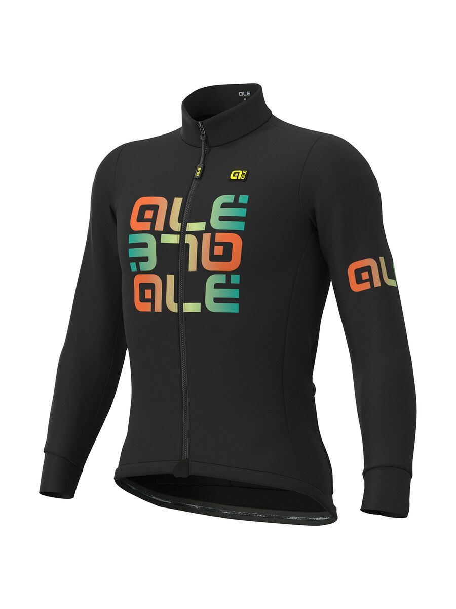 Ale Mirror Winter Jersey, nero/black - Bild 1