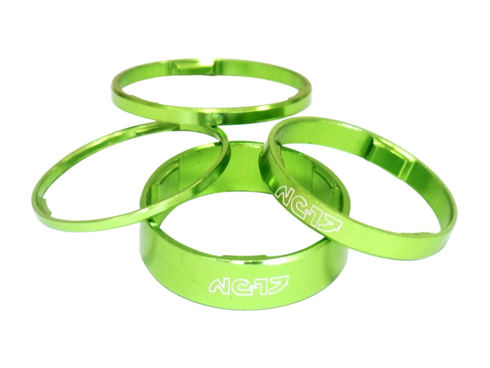 NC-17 1 1/8 Zoll Headset Spacer, green - Bild 1