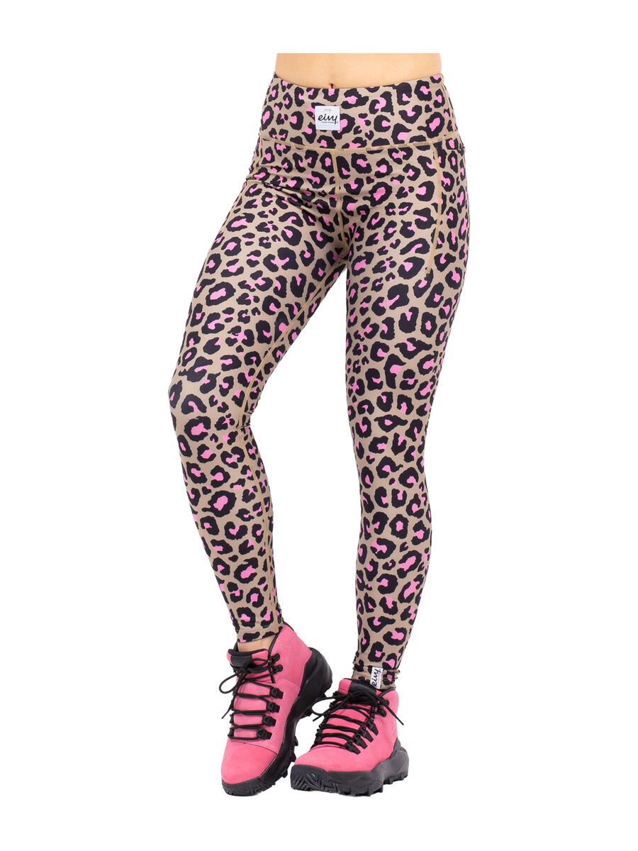 Eivy Pocket Tights, pink leopard - Bild 3