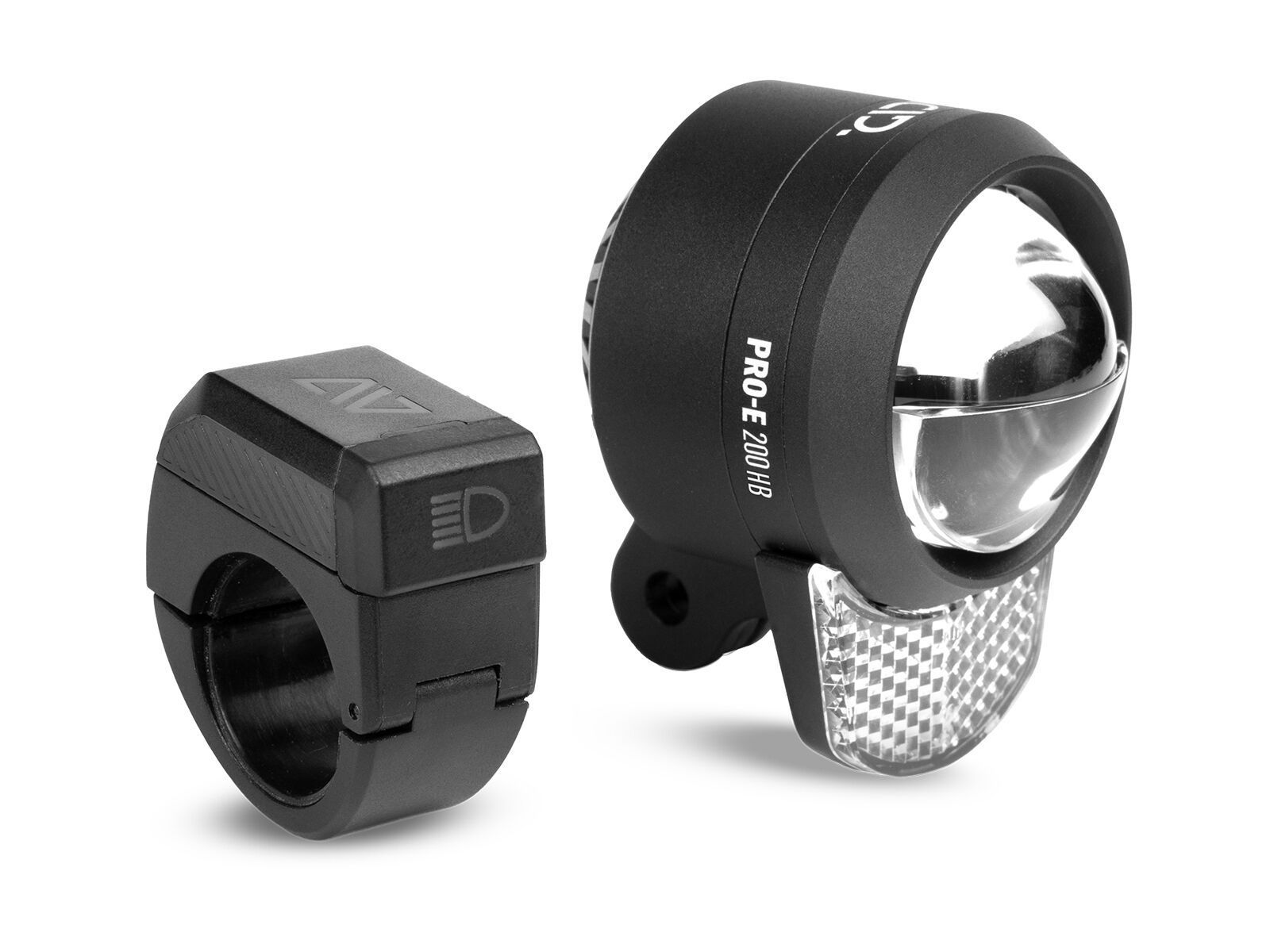 Cube Acid E-Bike Frontlicht Pro-E 200 High Beam X-Connect, black - Bild 1