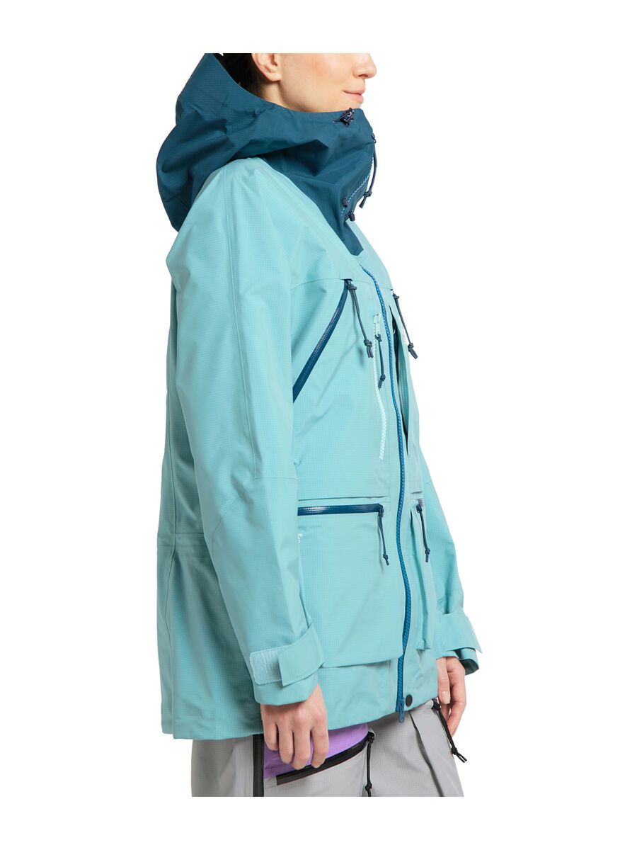 Haglöfs Vassi GTX Pro Jacket Women, frost blue/dark ocean - Bild 5