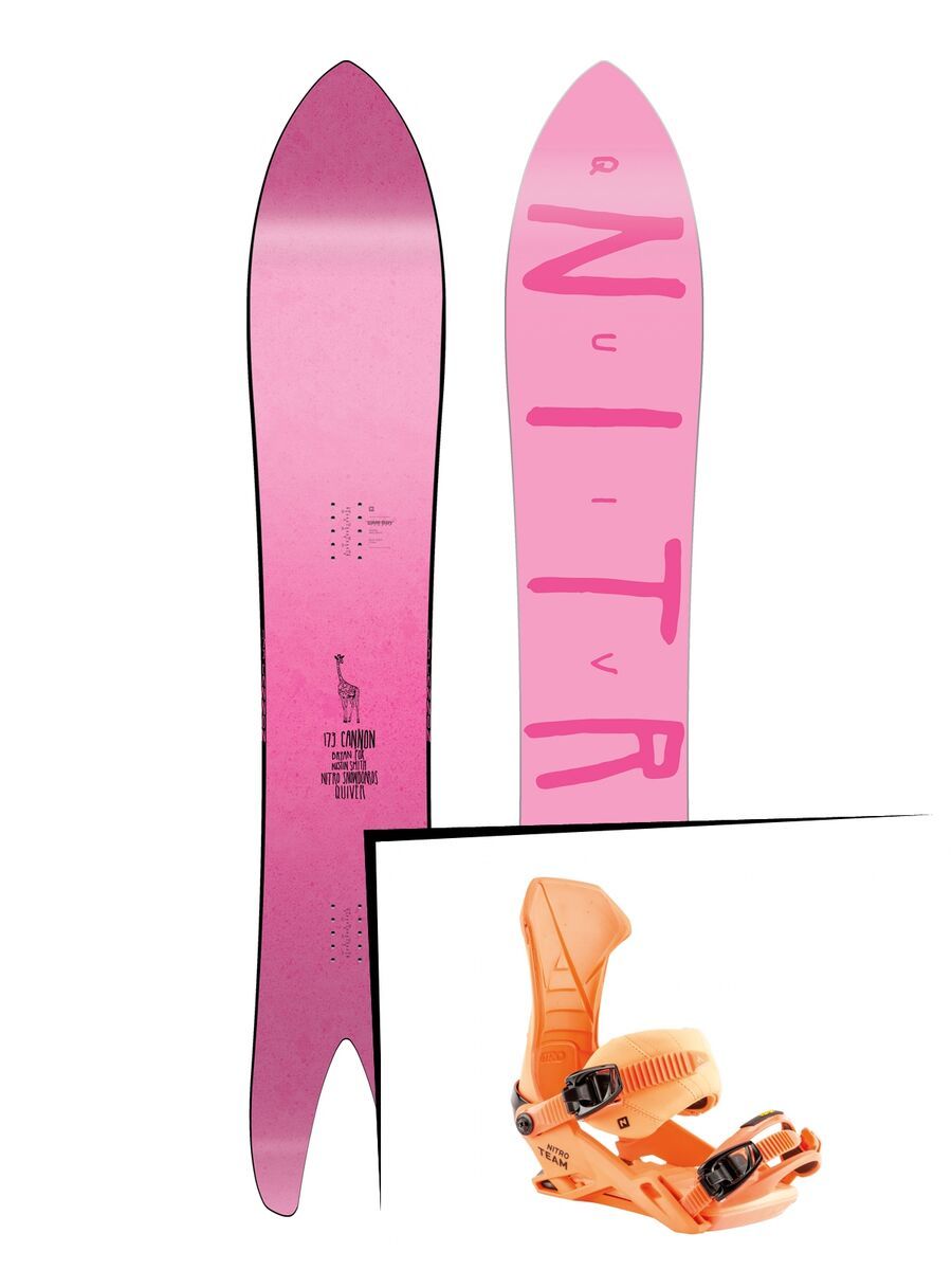 Set: Nitro Quiver Cannon 2019 + Nitro Team muted brights series orange - Bild 1