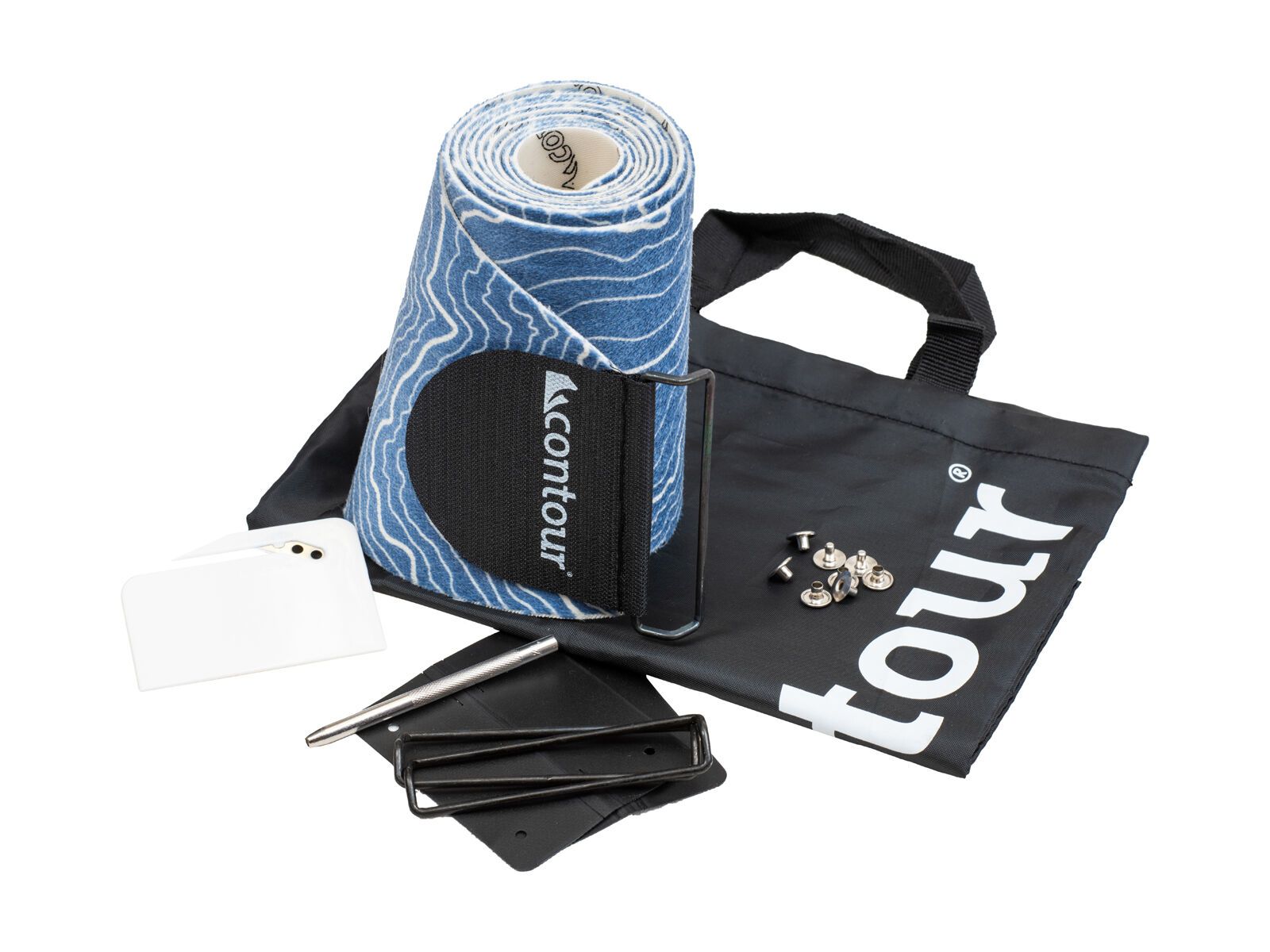 Contour Hybrid Splitboard Skin 135 mm, blue - Bild 2