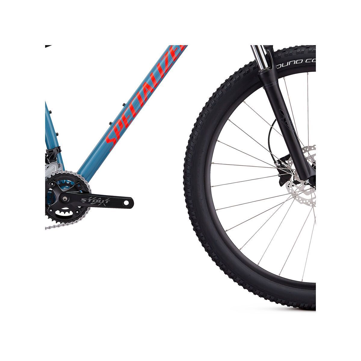 Specialized Rockhopper Comp, gloss storm grey/rocket red/tarmac black - Bild 5