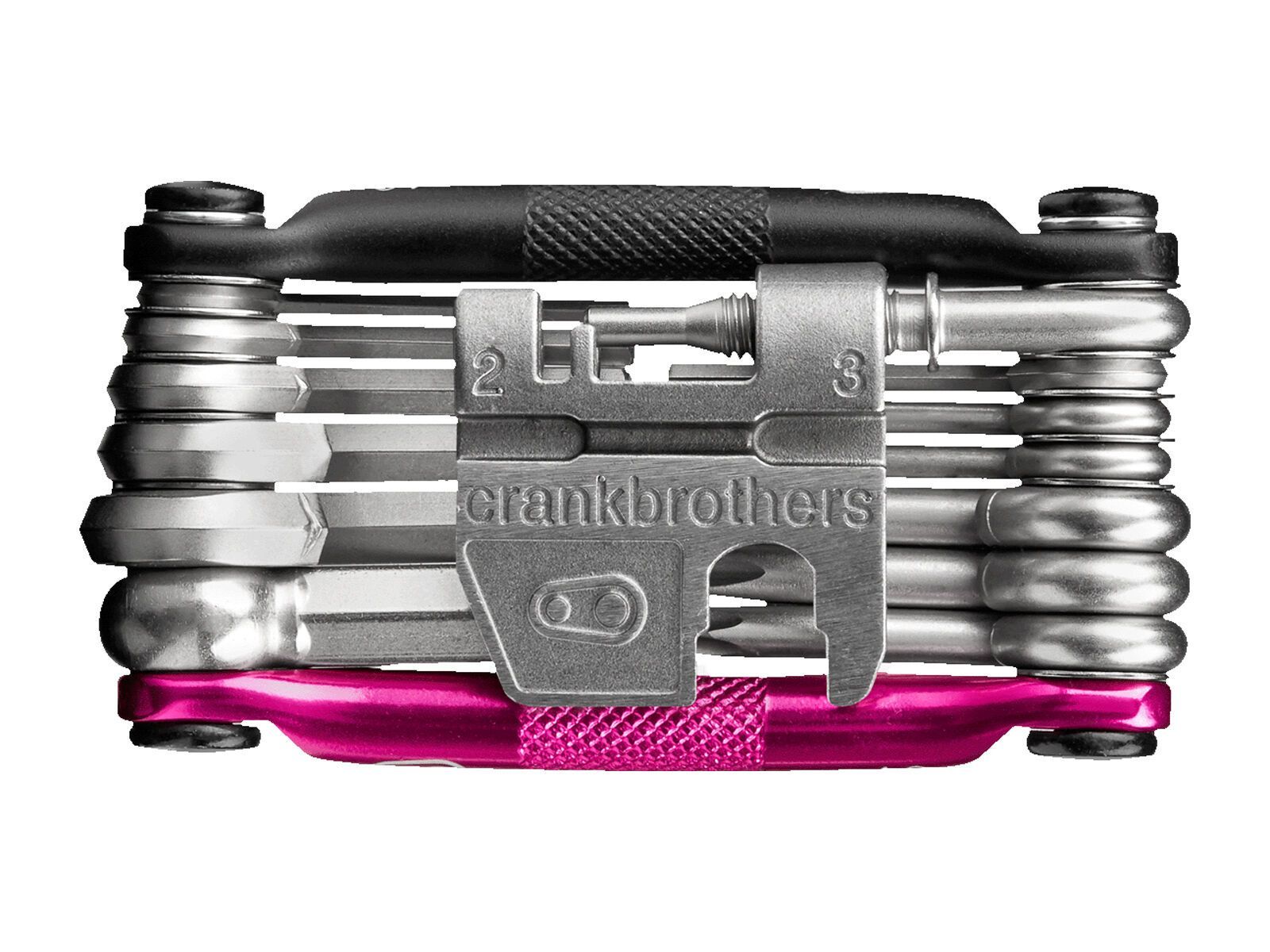 Crankbrothers M19, schwarz/pink - Bild 1