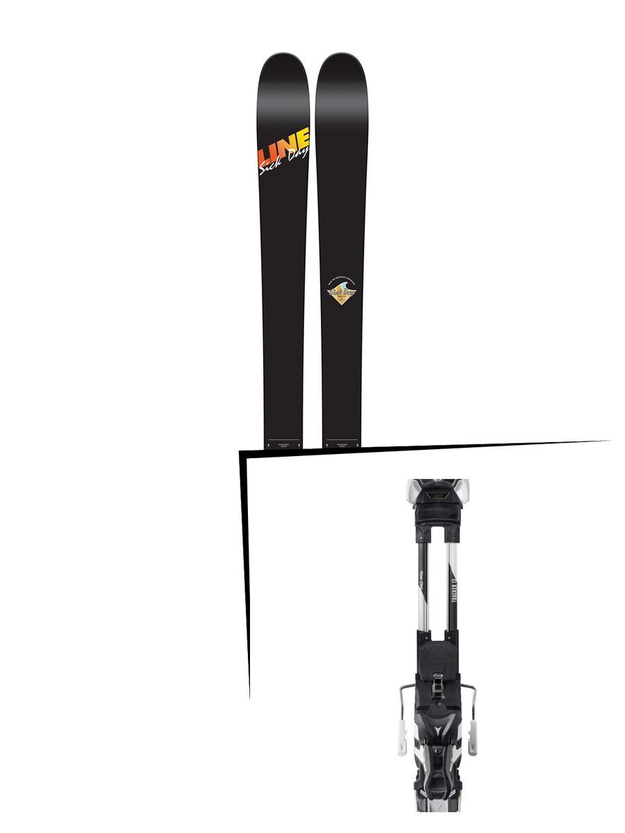 Set: Line Sick Day 95 2017 + Atomic Tracker 13 MNC 100 mm, black/silver - Skiset - Bild 1