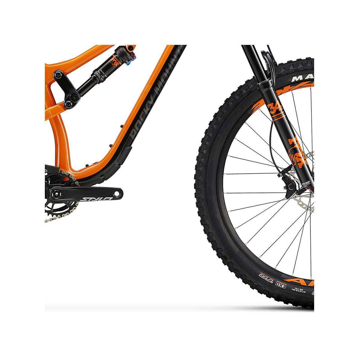 Rocky Mountain Pipeline Carbon 50, black in black/fox racing orange/touch of grey - Bild 5