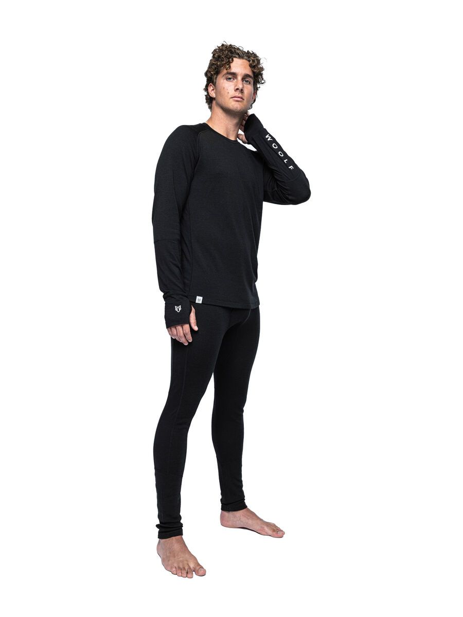 Woolf Merino Svarthetta Performance Pant, black - Bild 10