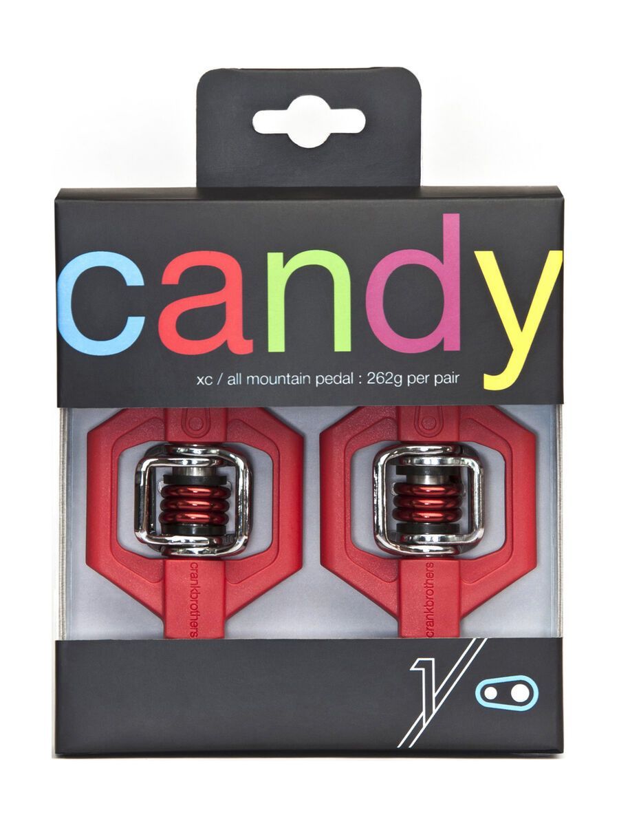 Crankbrothers Candy 1 Hangtag Version, rot - Bild 1