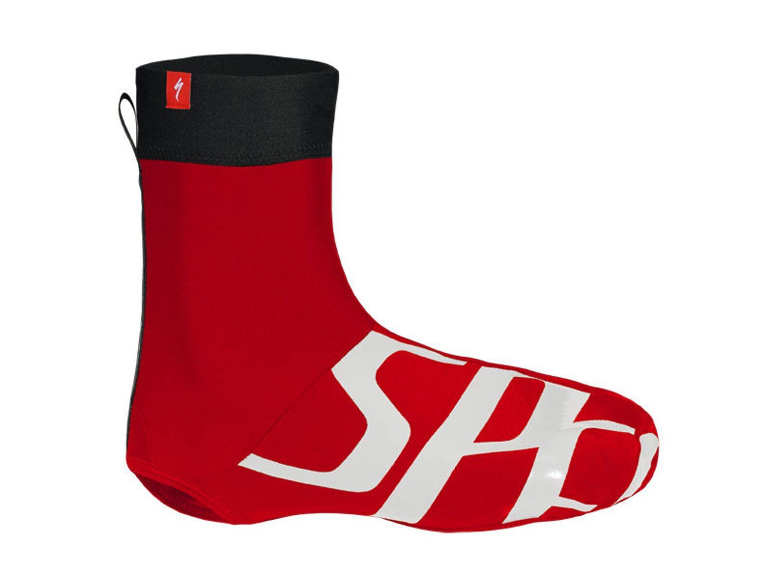 Specialized Wordmark Shoe Cover, Red/White - Bild 1