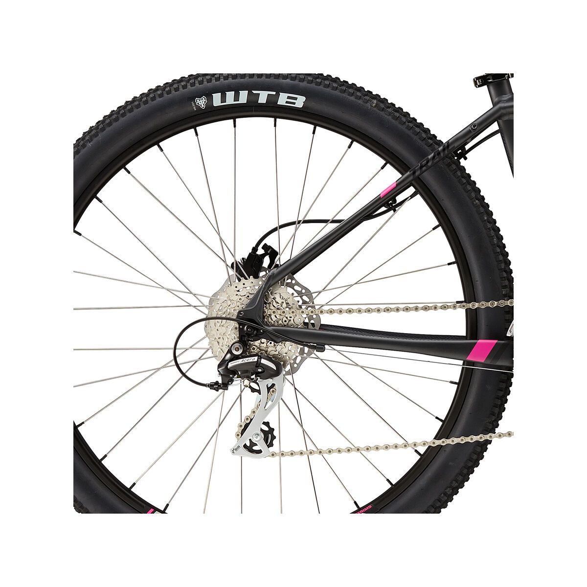 Cannondale Trail 27.5 Womens 6, nearly black with haute pink and jet black, matte - Bild 4