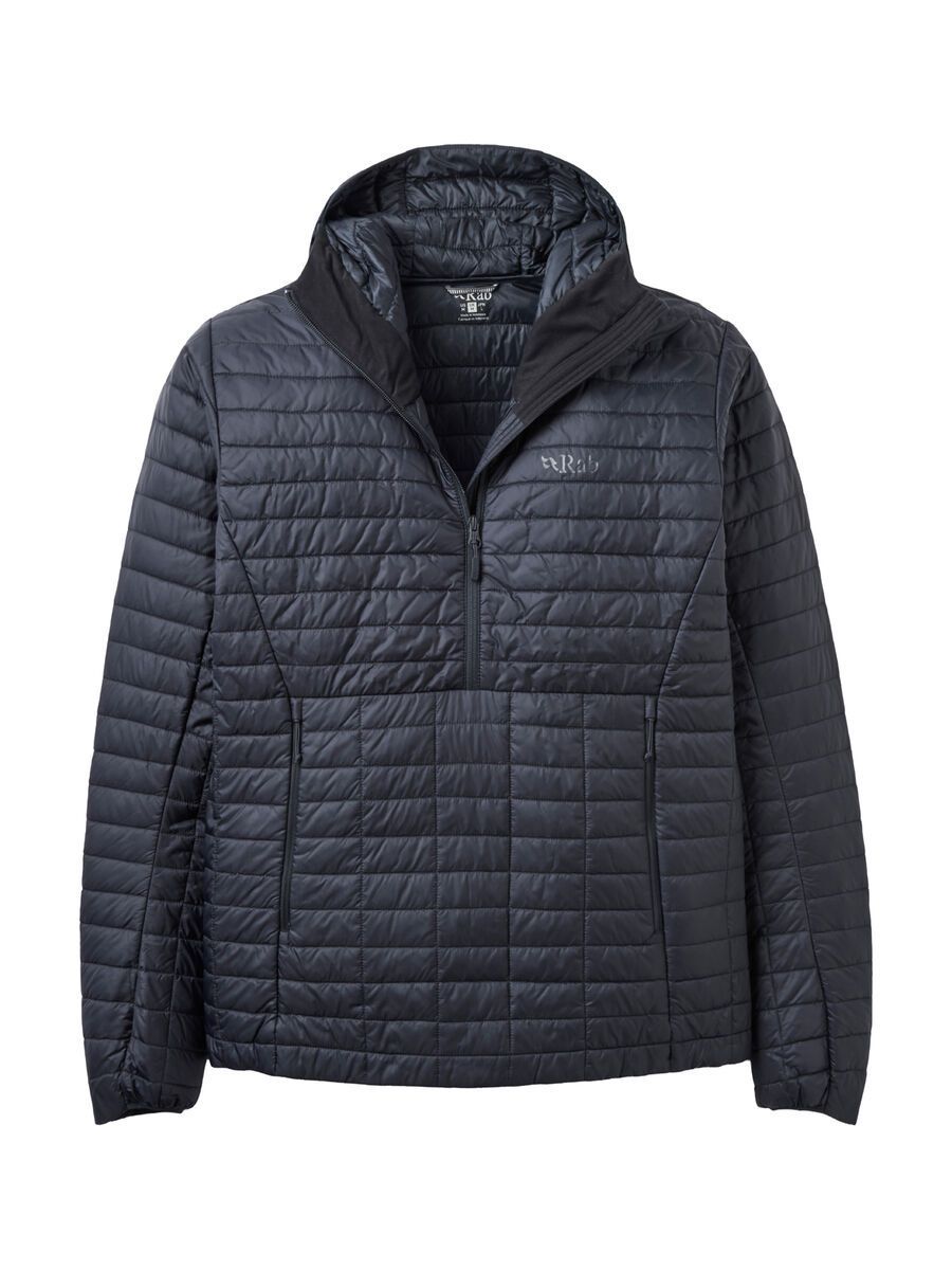 Rab Microlighter Pullover Hoody, black - Bild 1