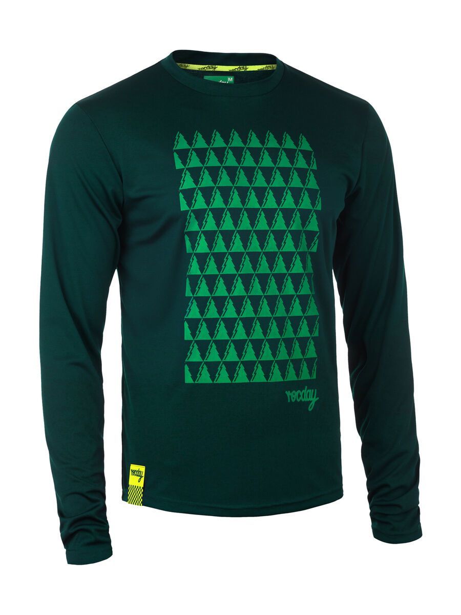 Rocday Wood Jersey Sanitized, dark green - Bild 1
