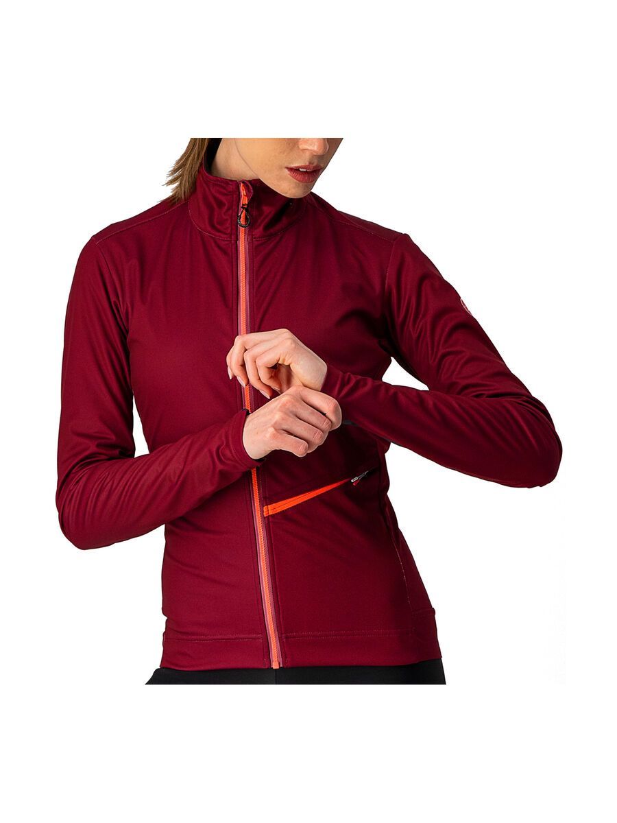 Castelli Go W Jacket, bordeaux/brilliant pink - Bild 5