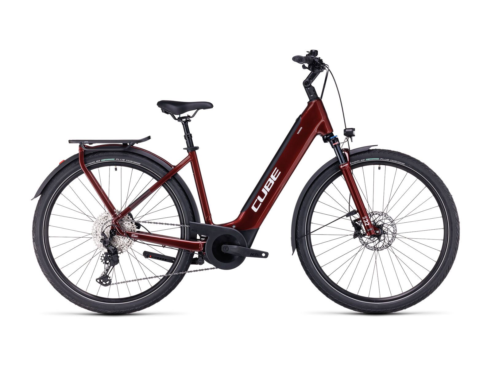 Cube Touring Hybrid EXC 500 Easy Entry, red´n´white - Bild 1