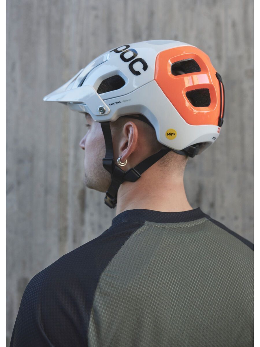 POC Tectal Race MIPS NFC AVIP, hydrogen white/fluorescent orange - Bild 6