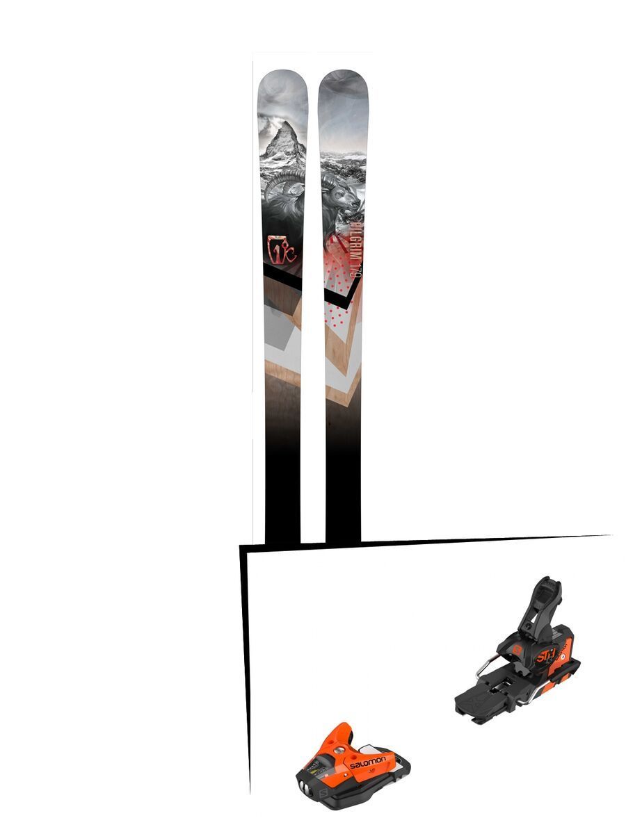 Set: Icelantic Pilgrim 2016 + Salomon STH2 WTR 13 (2212355) - Bild 1