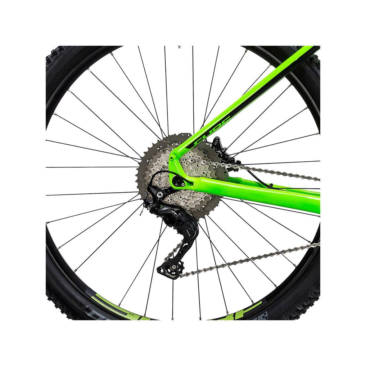 Cube Reaction Hybrid HPA SLT 500 27.5, green´n´flashgreen - Bild 4