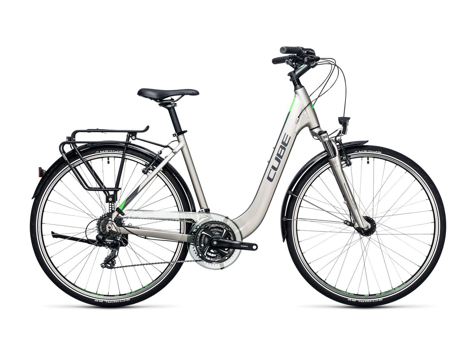 Cube Touring Easy Entry, silver´n´flashgreen - Bild 1