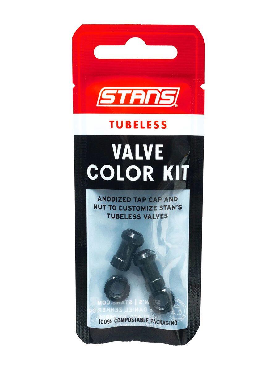 Stan's NoTubes Tubeless Valve Color Kit, black - Bild 3
