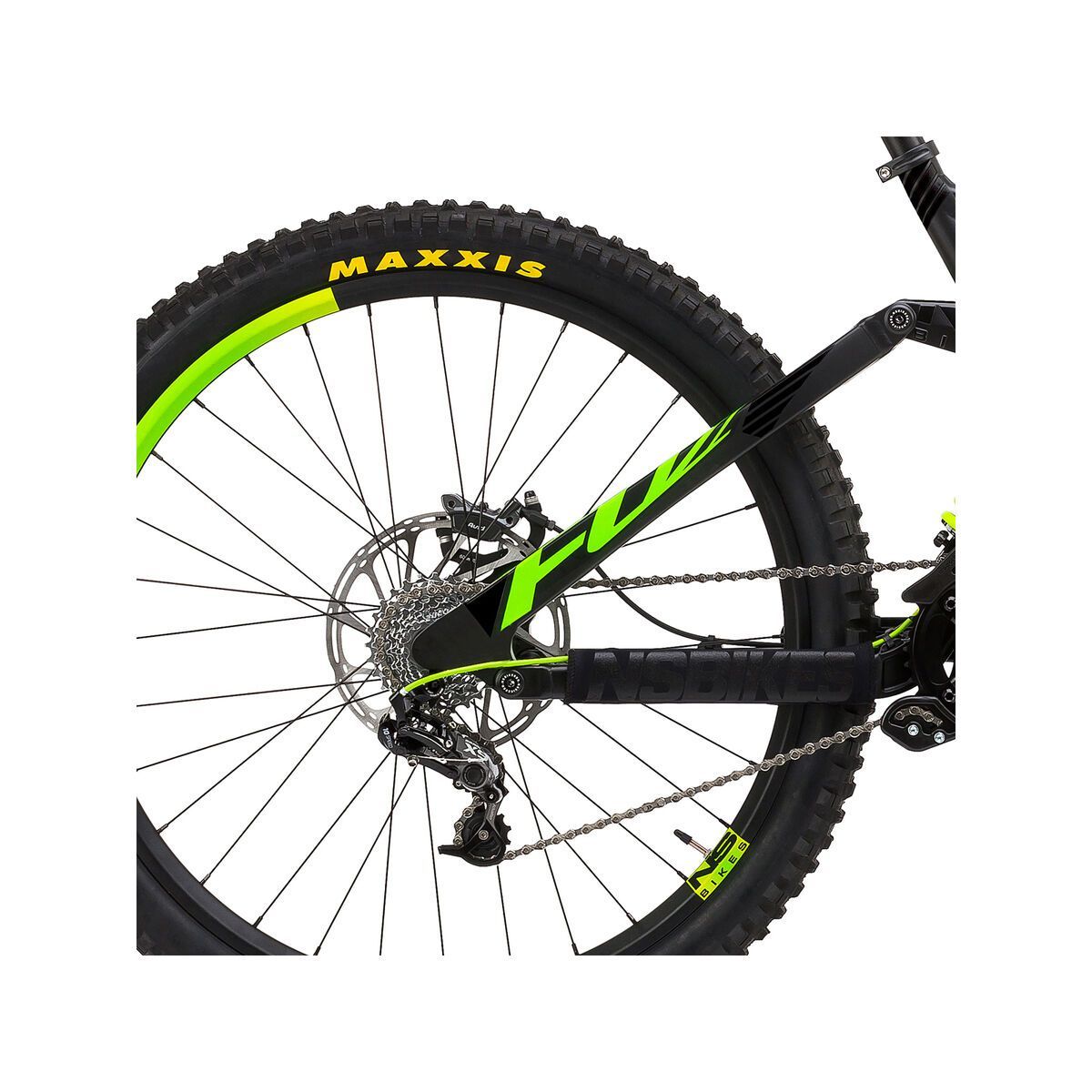 NS Bikes Fuzz 1, black/green - Bild 4