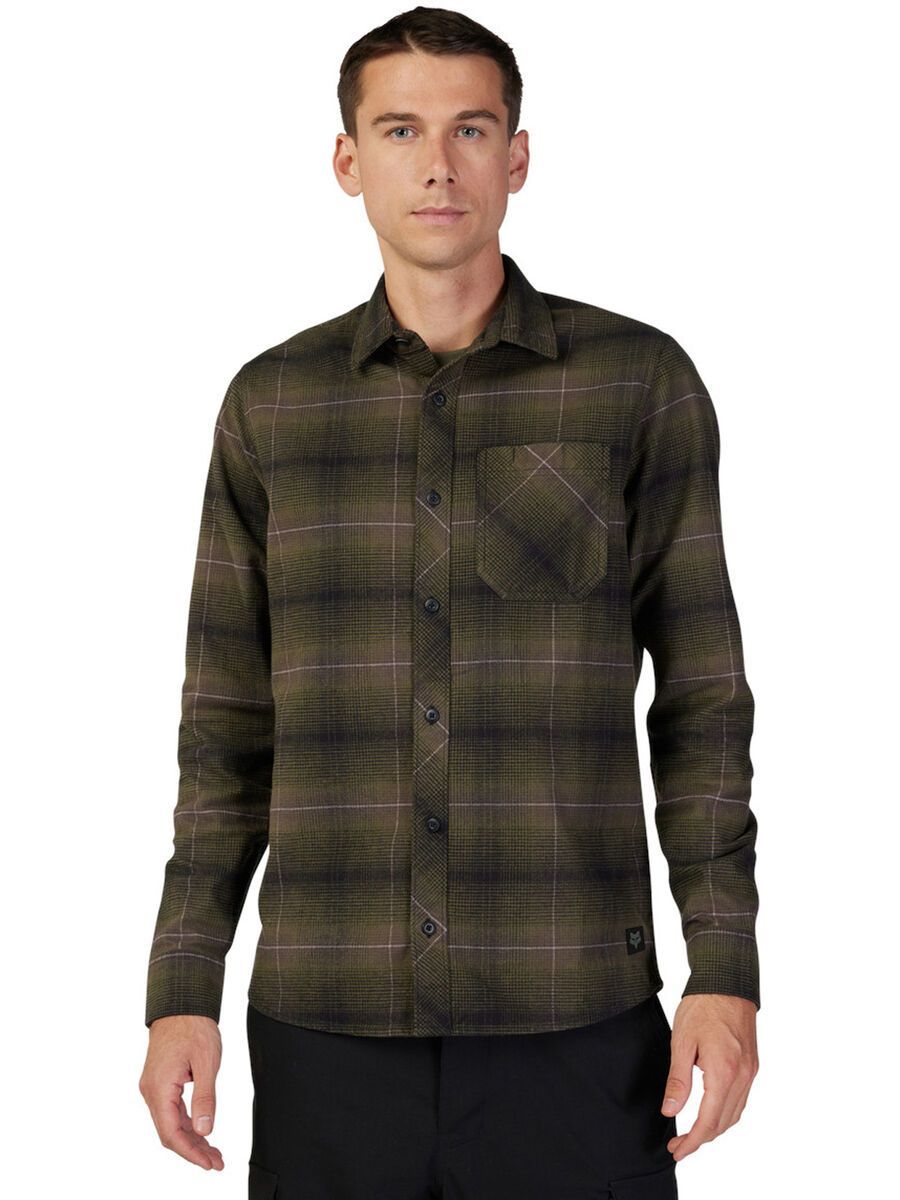 Fox Source Flannel, olive green - Bild 2